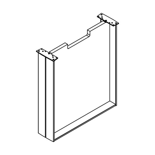 Groupe Lacasse Base, Aluminum Extrusions, 20inWx6inDx28inH, Niagara LASTSUCB24A - main